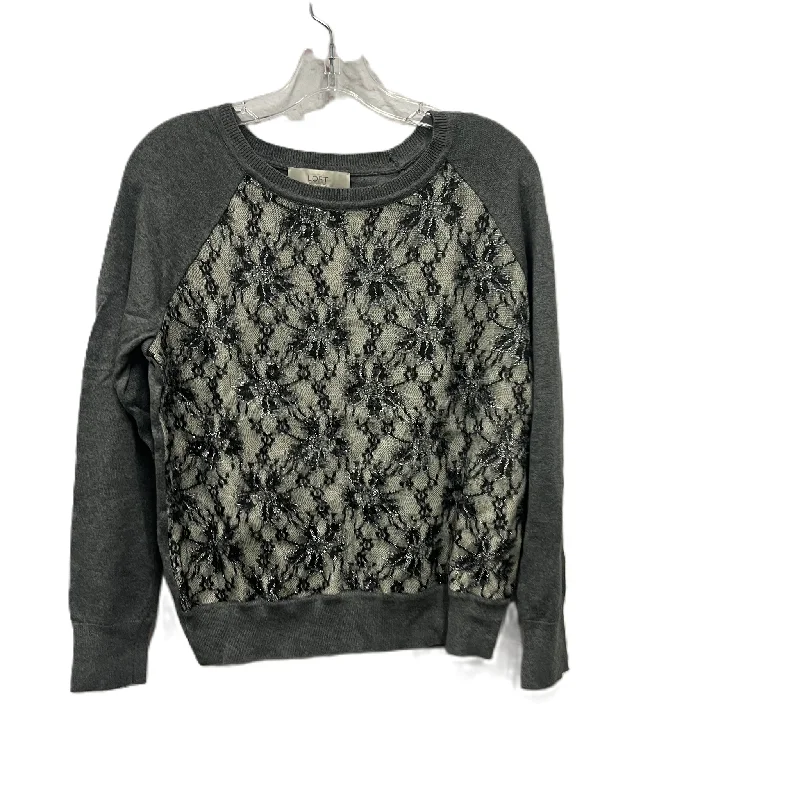 Mega Sale Sweater By Loft In Grey, Size: M