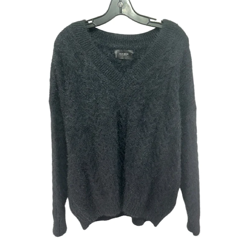 Exclusive Offers Sweater By Lucky Brand In Black, Size: L