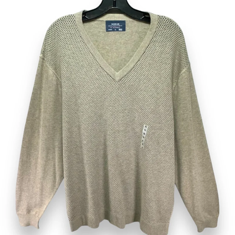 Act Fast Sweater By roundtree & yorke In Tan, Size: Xl