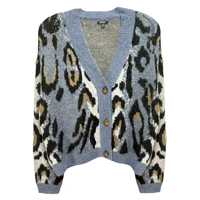 Great Deals Annika V-Neck Cardigan By Buffalo David Bitton In Leopard Print, Size: XL