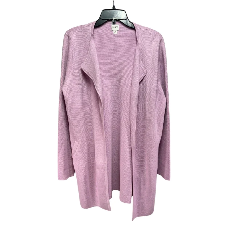 Sweater Cardigan By J. Crew In Pink, Size: M