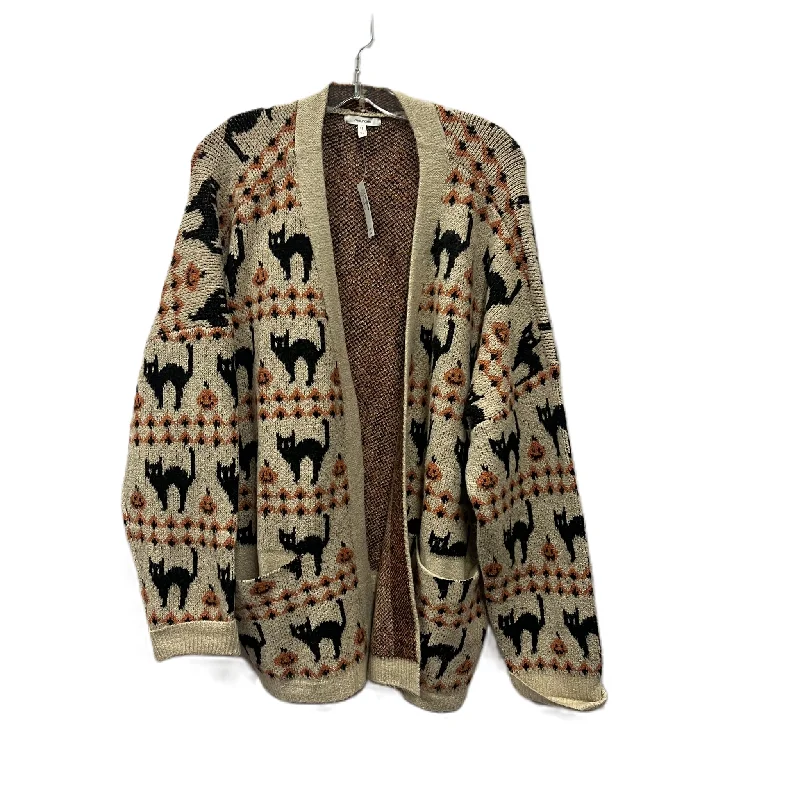 Buy Now Sweater Cardigan By Maurices In Tan, Size: 3x
