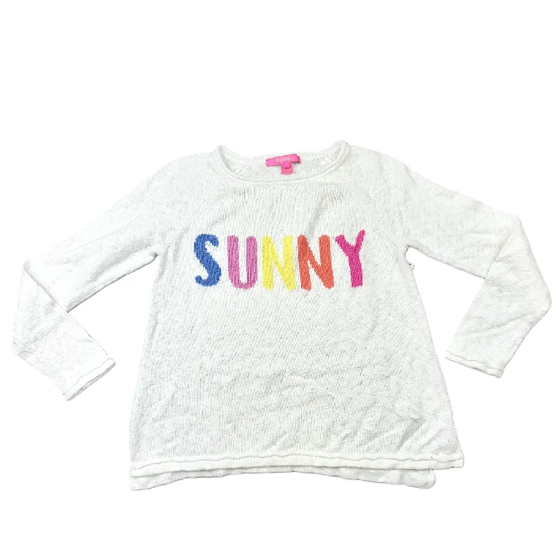 Bonus Savings Sweater Designer By Lilly Pulitzer In White, Size: S
