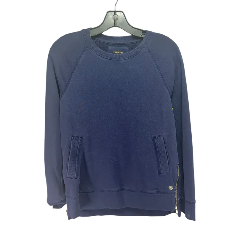 Seasonal Sale Luxletic Beach Comber Pullover Designer By Lilly Pulitzer In True Navy, Size: XS Seasonal Sale Luxletic Beach Comber Pullover Designer By Lilly Pulitzer In True Navy, Size: XS