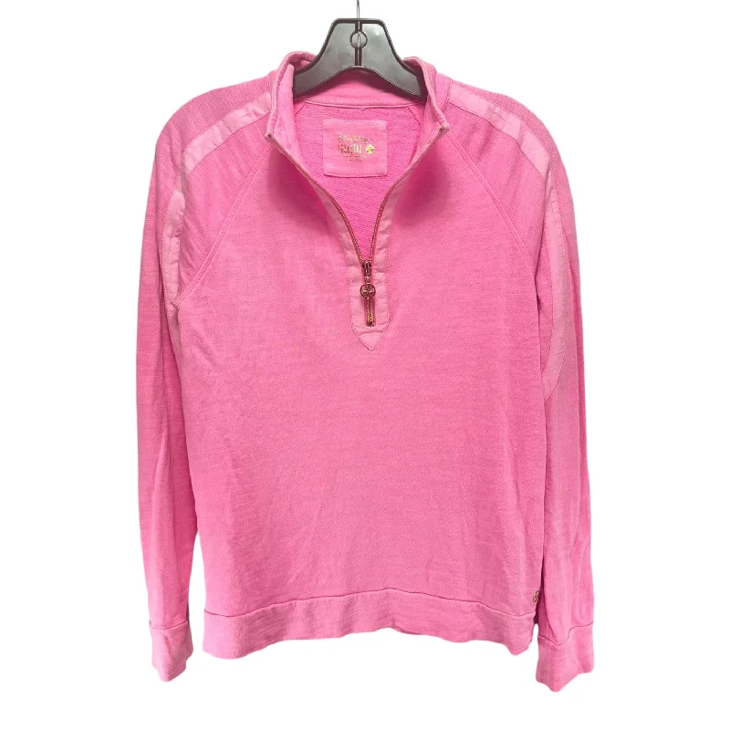 Stock Up and Save Luxletic Ashlee Half-Zip Pullover Top Designer By Lilly Pulitzer In Pink Shady, Size: XS Stock Up and Save Luxletic Ashlee Half-Zip Pullover Top Designer By Lilly Pulitzer In Pink Shady, Size: XS