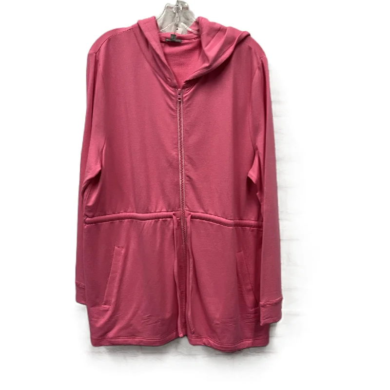 Deal Dash Sweatshirt Hoodie By Talbots In Pink, Size: Xl