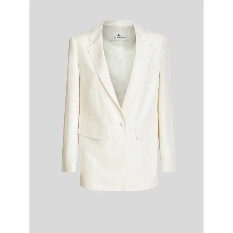 Deal of the Week Tailored Linen And Silk Jacket