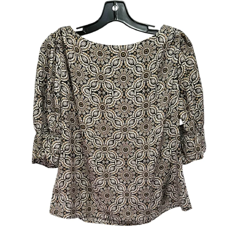 Huge Discounts Top 3/4 Sleeve By Ann Taylor In Floral Print, Size: XS