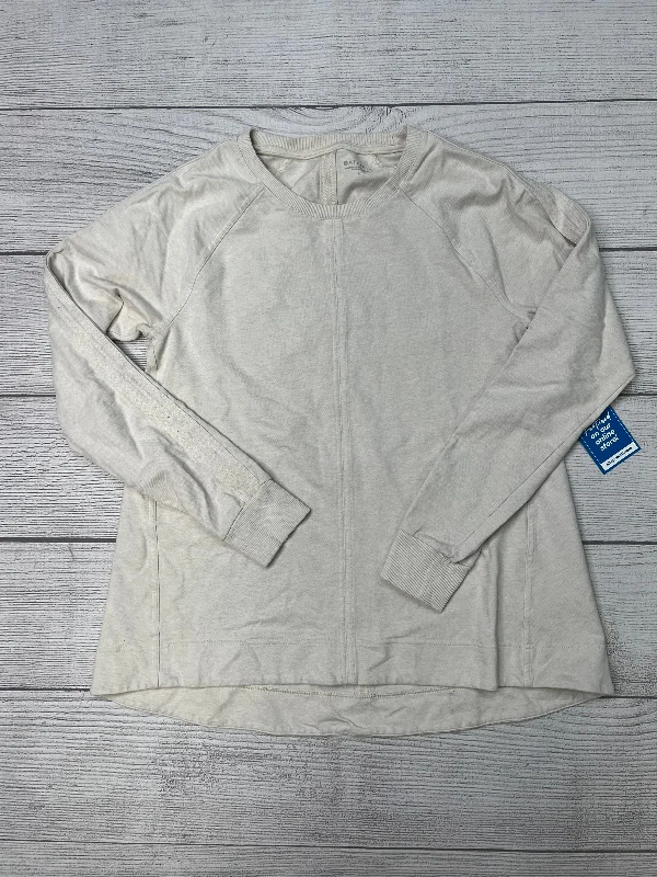 Best Bargains Top Long Sleeve By Athleta In Cream, Size: S
