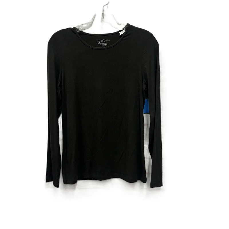 Midnight Madness Top Long Sleeve By Chicos In Brown, Size: S