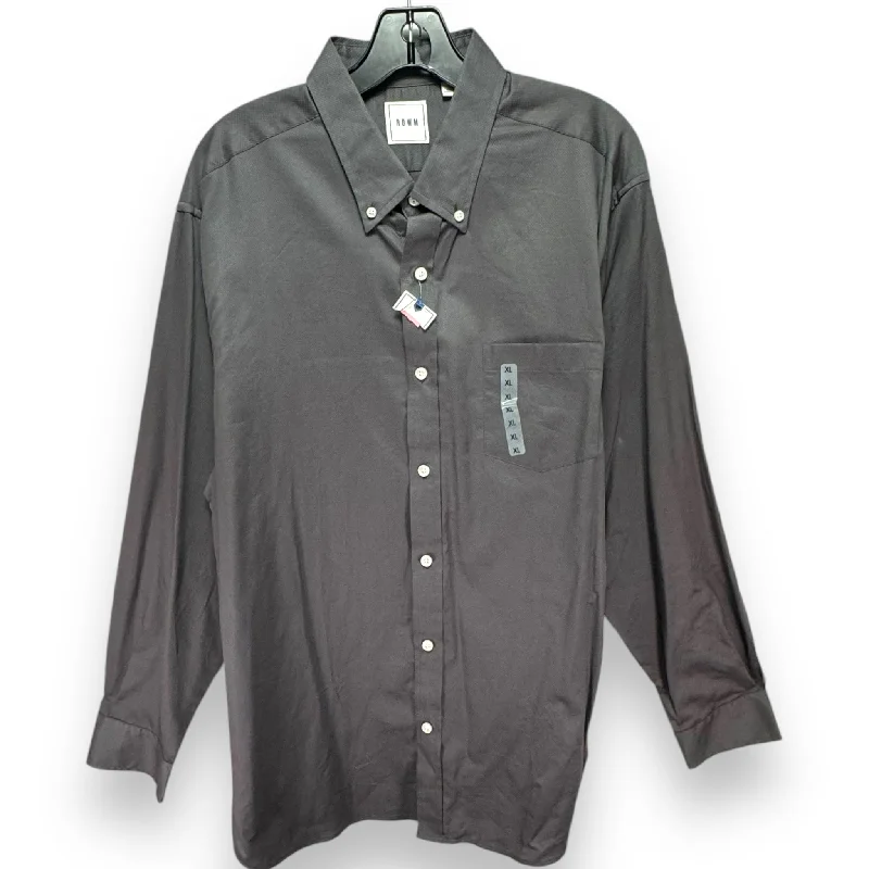 Value Deals Top Long Sleeve By Rowm In Grey, Size: Xl