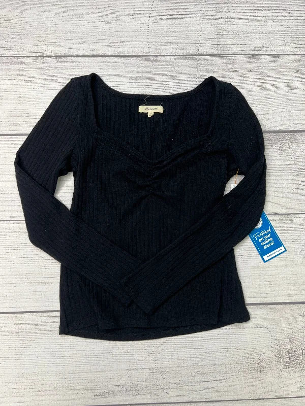 New Deals Top Long Sleeve By Madewell In Black, Size: S
