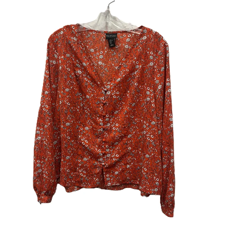 Epic Deals Top Long Sleeve By Rachel Zoe In Red, Size: Xl