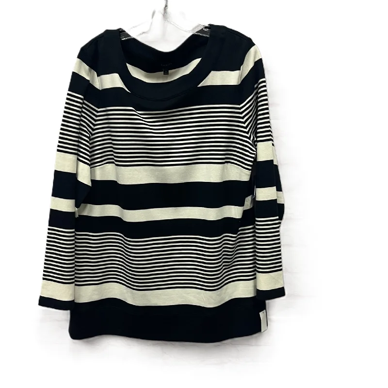 Final Clearance Top Long Sleeve By Talbots In Black, Size: Xl