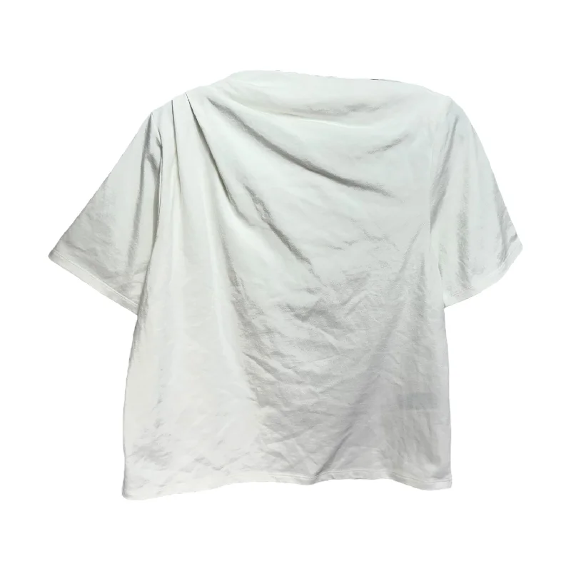 Online Only Top Short Sleeve Basic By Banana Republic In White, Size: M