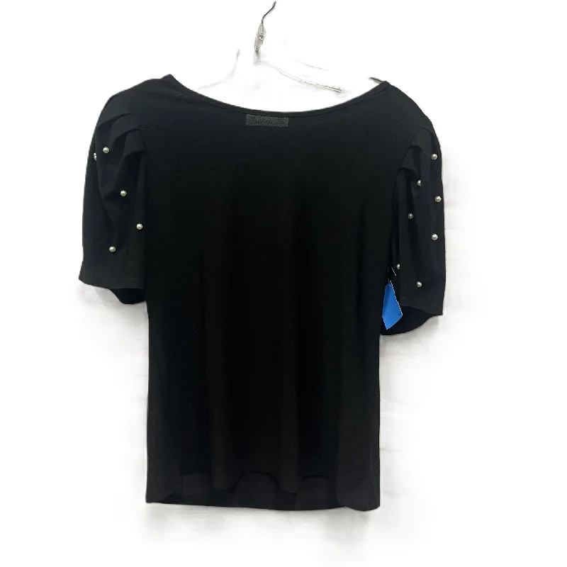 New Deals Top Short Sleeve By 89th And Madison In Black, Size: S