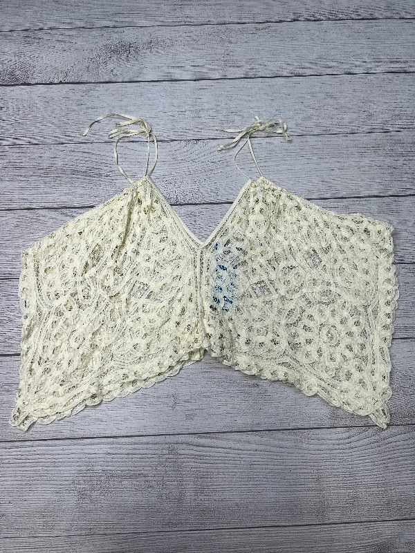 Year-End Sale Top Short Sleeve By Free People In Cream, Size: Xs