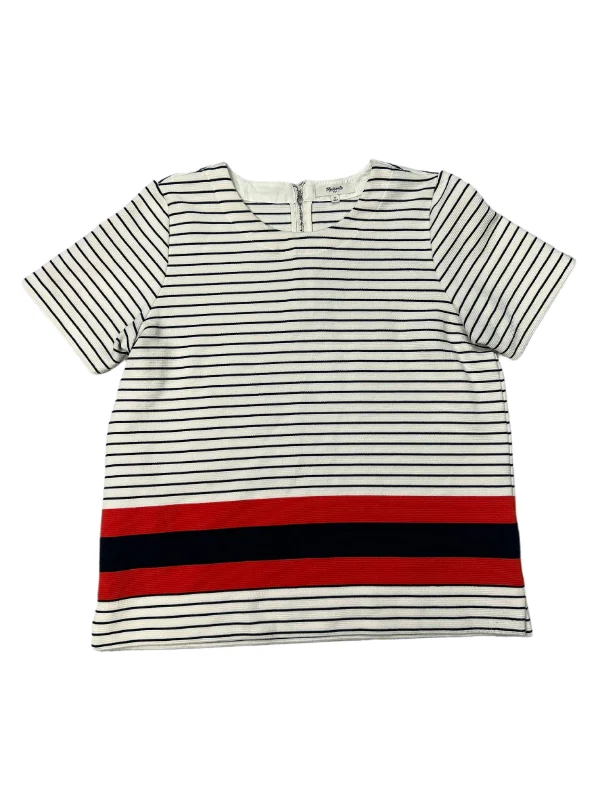 Deal Frenzy Top Short Sleeve By Madewell In Striped, Size: M