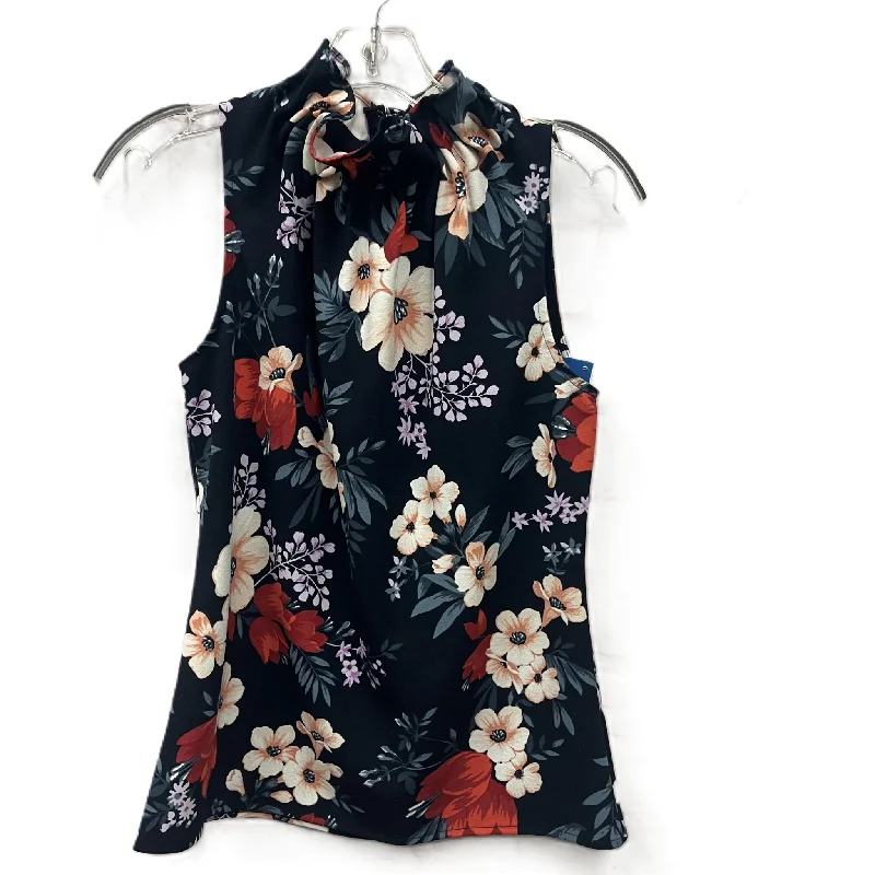 Instant Discount Top Sleeveless By Ann Taylor In Navy, Size: Xs