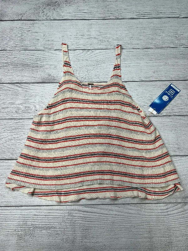 Fantastic Deals Top Sleeveless By Free People In Striped, Size: L