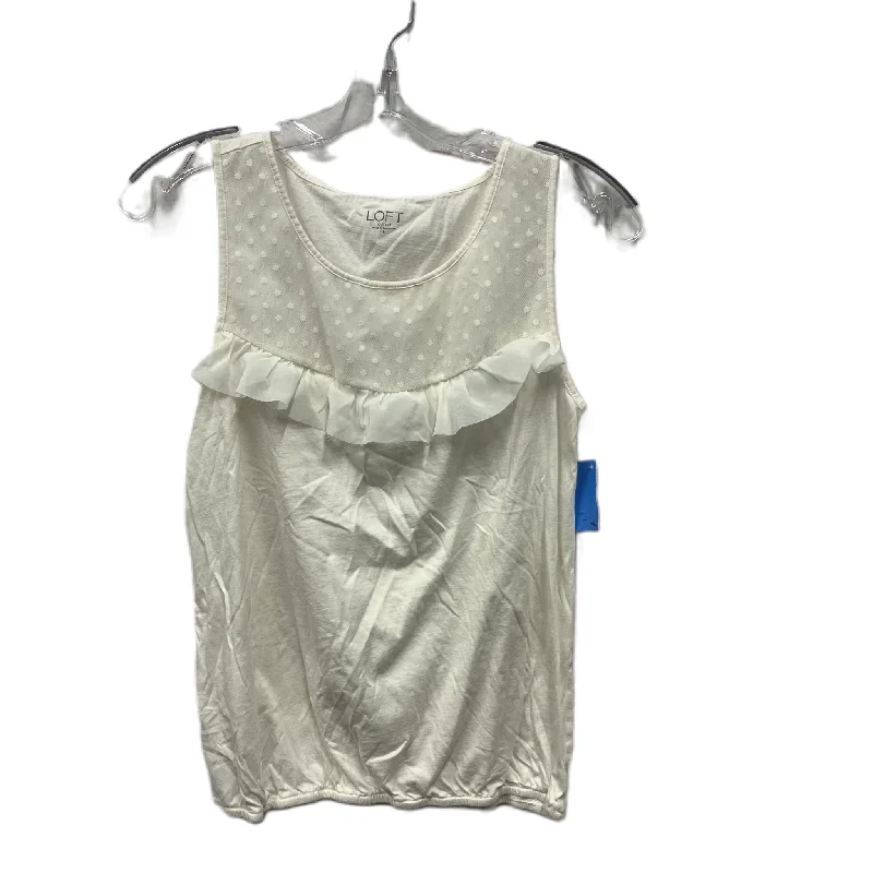 Doorbuster Deal Top Sleeveless By Loft In White, Size: S