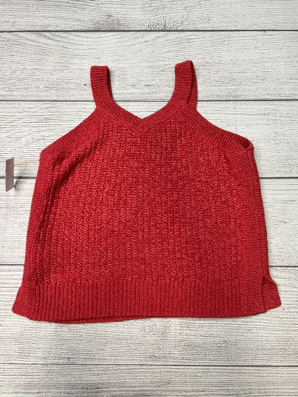 Crazy Deals Top Sleeveless By Madewell In Red, Size: S