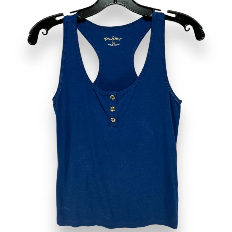Mega Deal Sera Knit Tank Top Designer By Lilly Pulitzer In True Navy, Size: XS