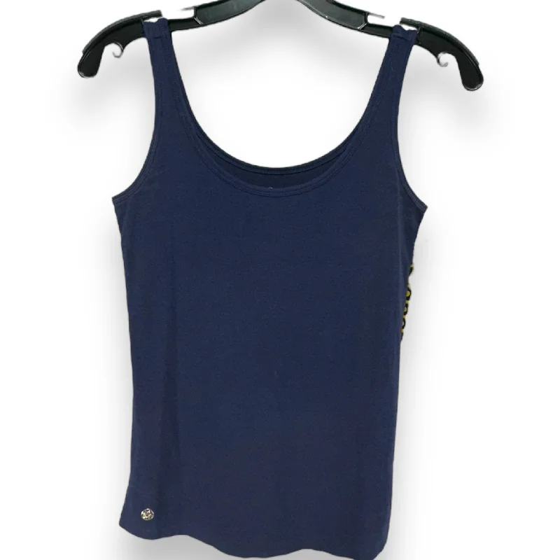 Price Buster Halee Tank Top Designer By Lilly Pulitzer In Navy, Size: XS