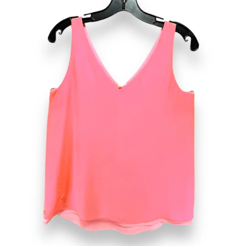Warehouse Sale Florin V-Neck Reversible Tank Top Designer By Lilly Pulitzer In Pink, Size: XS Warehouse Sale Florin V-Neck Reversible Tank Top Designer By Lilly Pulitzer In Pink, Size: XS