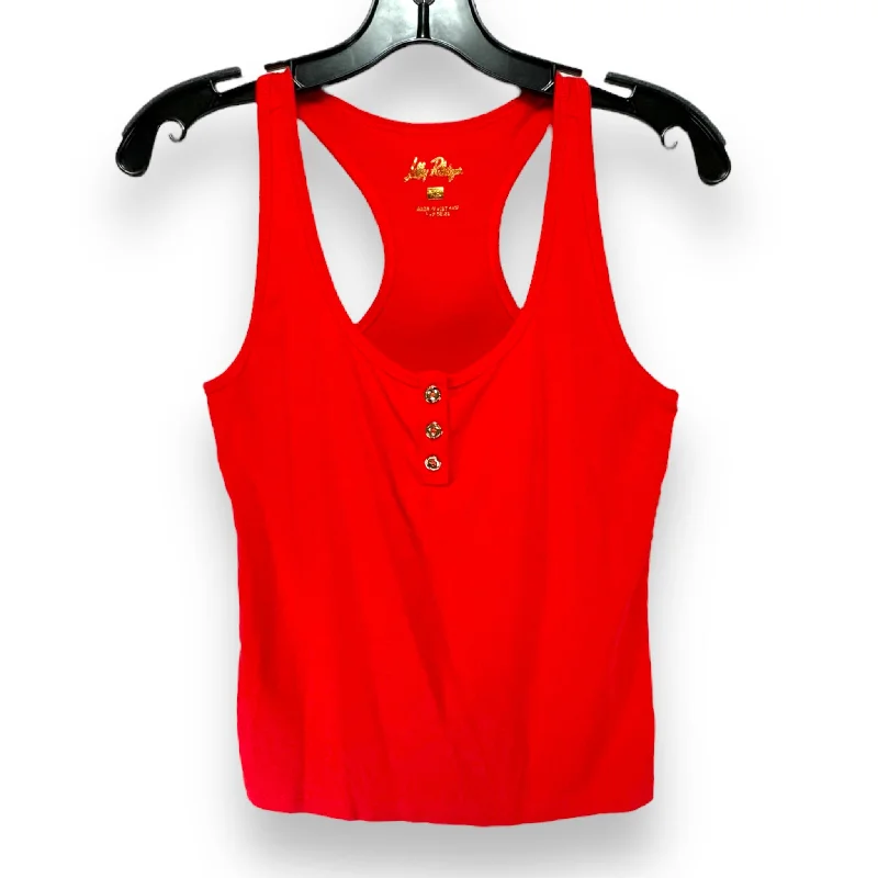 Price Blitz Sera Knit Tank Top Designer By Lilly Pulitzer In Mizner Red, Size: XS