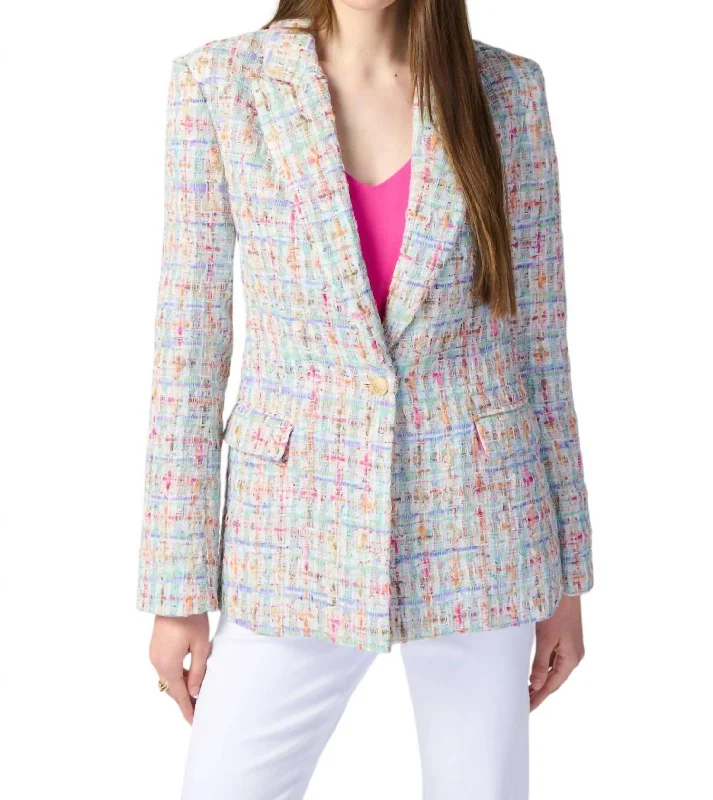 Tweed Jacket In Multi