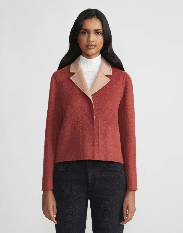 Price Drop Two-Tone Double Face Reversible Andover Jacket