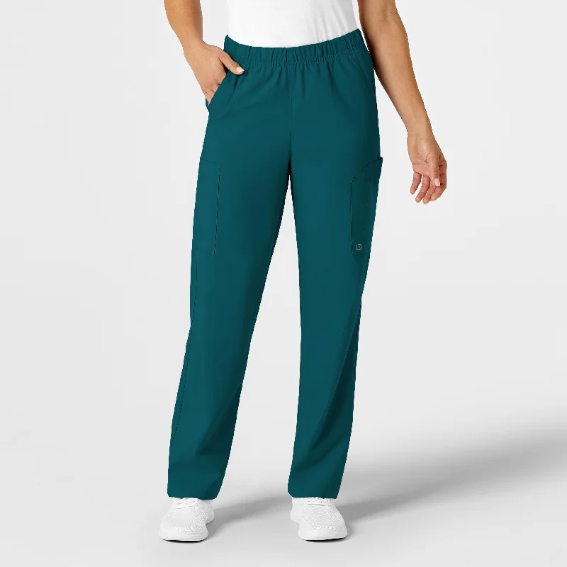 Massive Deals W123 Unisex Multi-Cargo Scrub Pant - Caribbean