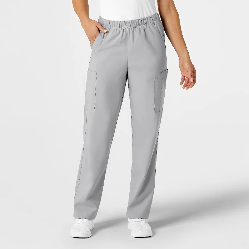 Best Deals W123 Unisex Multi-Cargo Scrub Pant - Grey