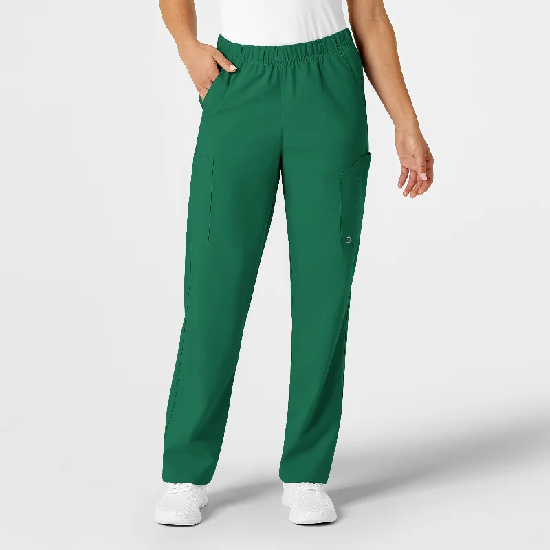One-DAY Sale W123 Unisex Multi-Cargo Scrub Pant - Hunter