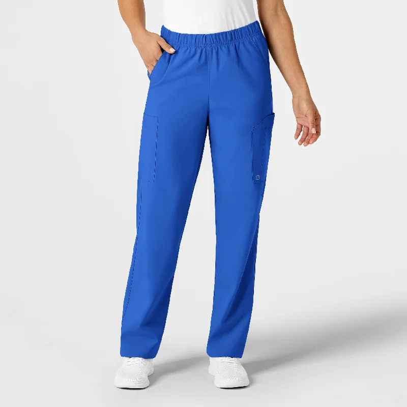 Super Bargain W123 Unisex Multi-Cargo Scrub Pant - Royal