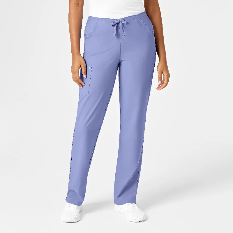Special Buy W123 Women's Drawstring Scrub Pant - Ceil Blue