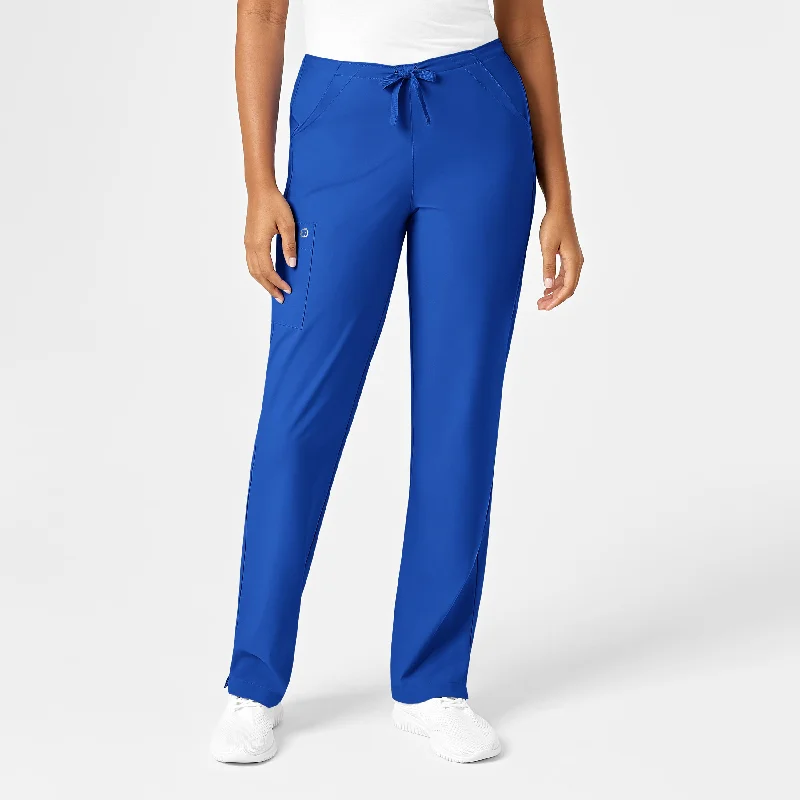 Best Deals W123 Women's Drawstring Scrub Pant - Royal