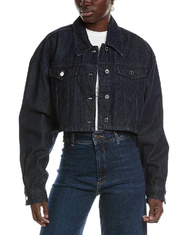 Overstock WeWoreWhat Cropped Denim Jacket