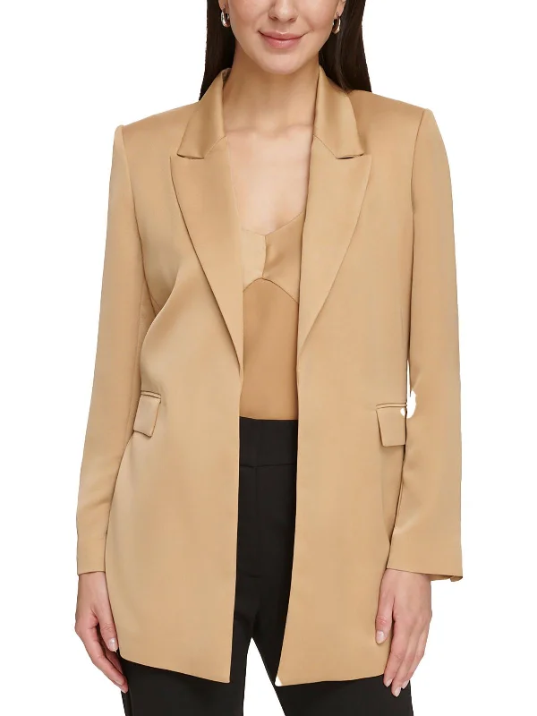 Daily Deals Womens Business Casual Work Open-Front Blazer