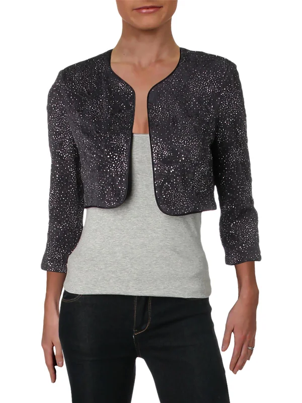 Deep Discounts Womens Knit Crop Bolero