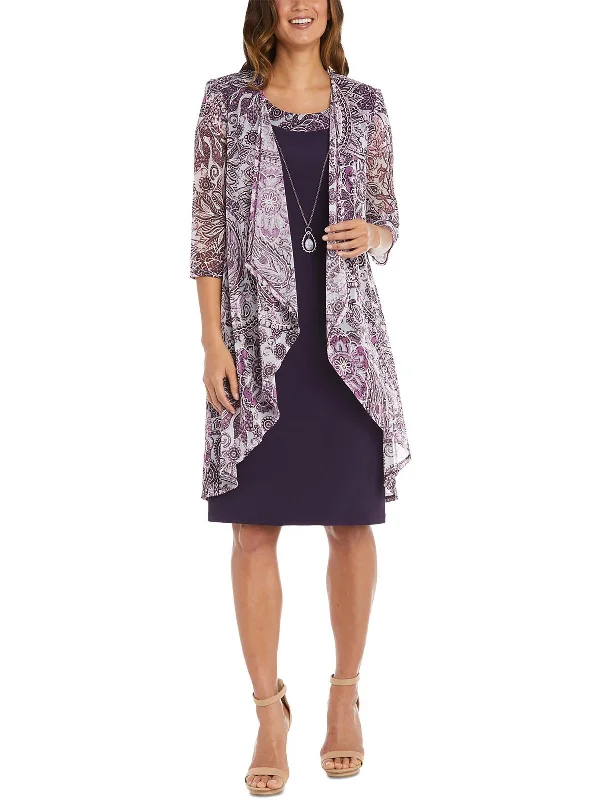 Unmissable Offer Womens Mesh Printed Duster Blazer