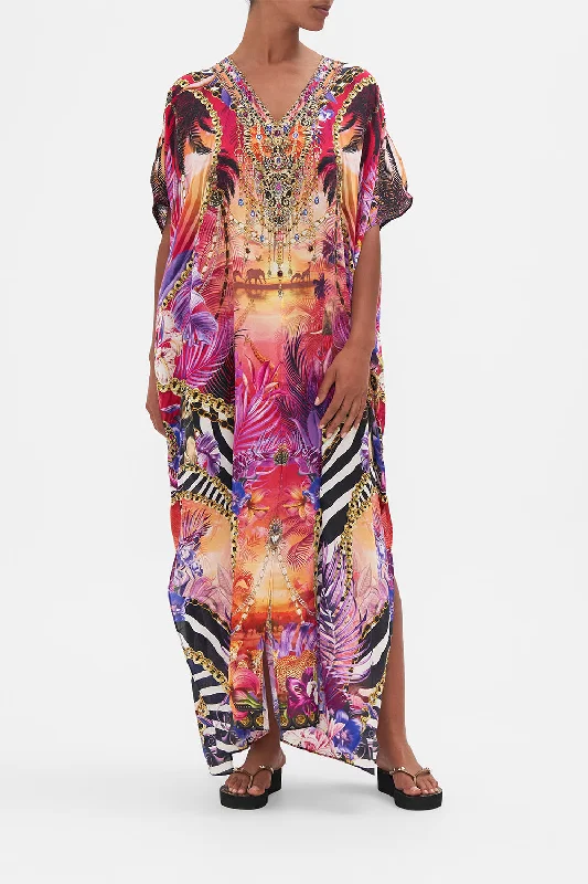 SLIM FIT KAFTAN WITH SPLIT WILD LOVING