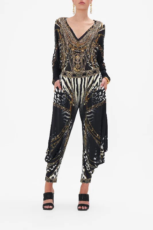 JERSEY DRAPE PANT WITH POCKET UNTAMED ROYALTY