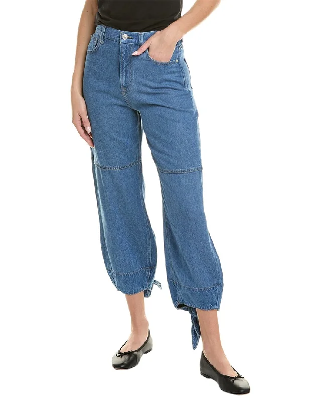 Stock Clearance 7 For All Mankind Bow Tie Pant Tulip Jean