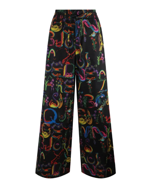 Unmissable Offer Allover Alphabet Nurse Pants