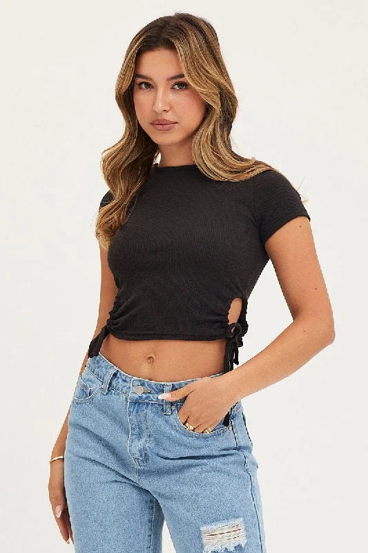 Black Top Short Sleeve