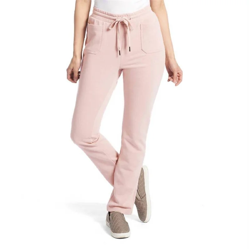 Blowout Sale Boyfriend Drawstring Sweatpants In Dusty Pink