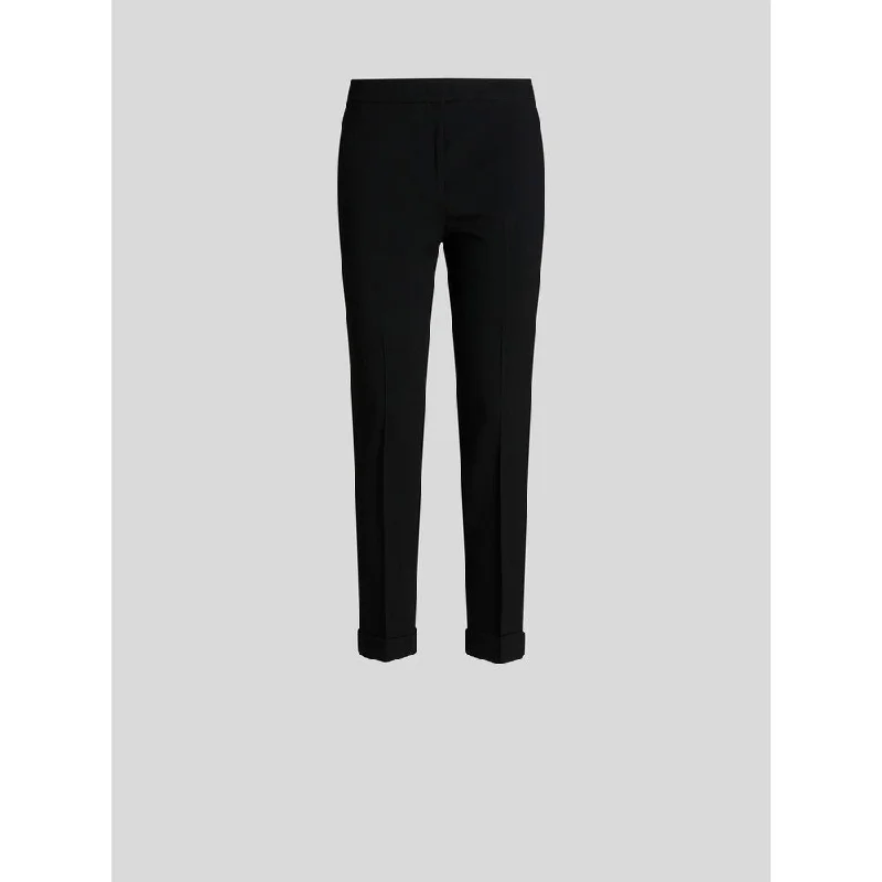Weekend Deal CIGARETTE TROUSERS WITH TURN-UP