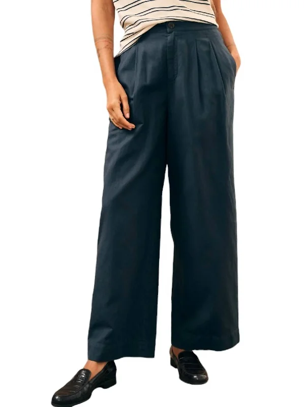 Super Sale Cotton Canvas Trouser In India Ink